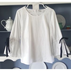 J. CREW Bell Sleeve Top